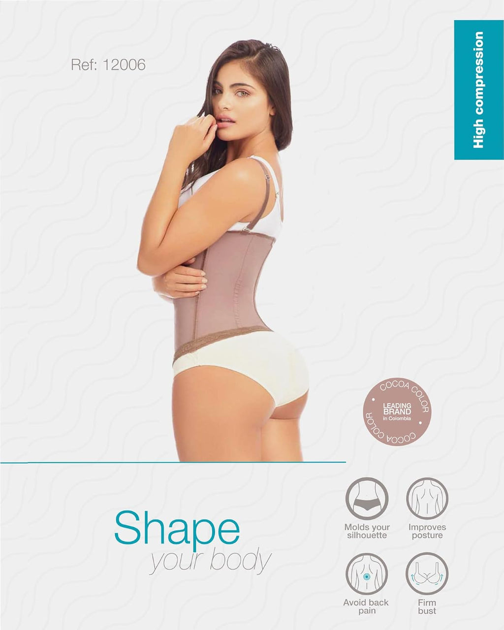 Fajas DISENOS D´Prada 09006 Womens Waist Cincher Girdles