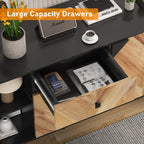 GAOMON Large Storage Cabinet with Shelves & Doors, Sideboard Buffet Cabinet with Drawer, Entryway Cabinets, Accent Cabinets for Living Room, Dining Room, Entryway
