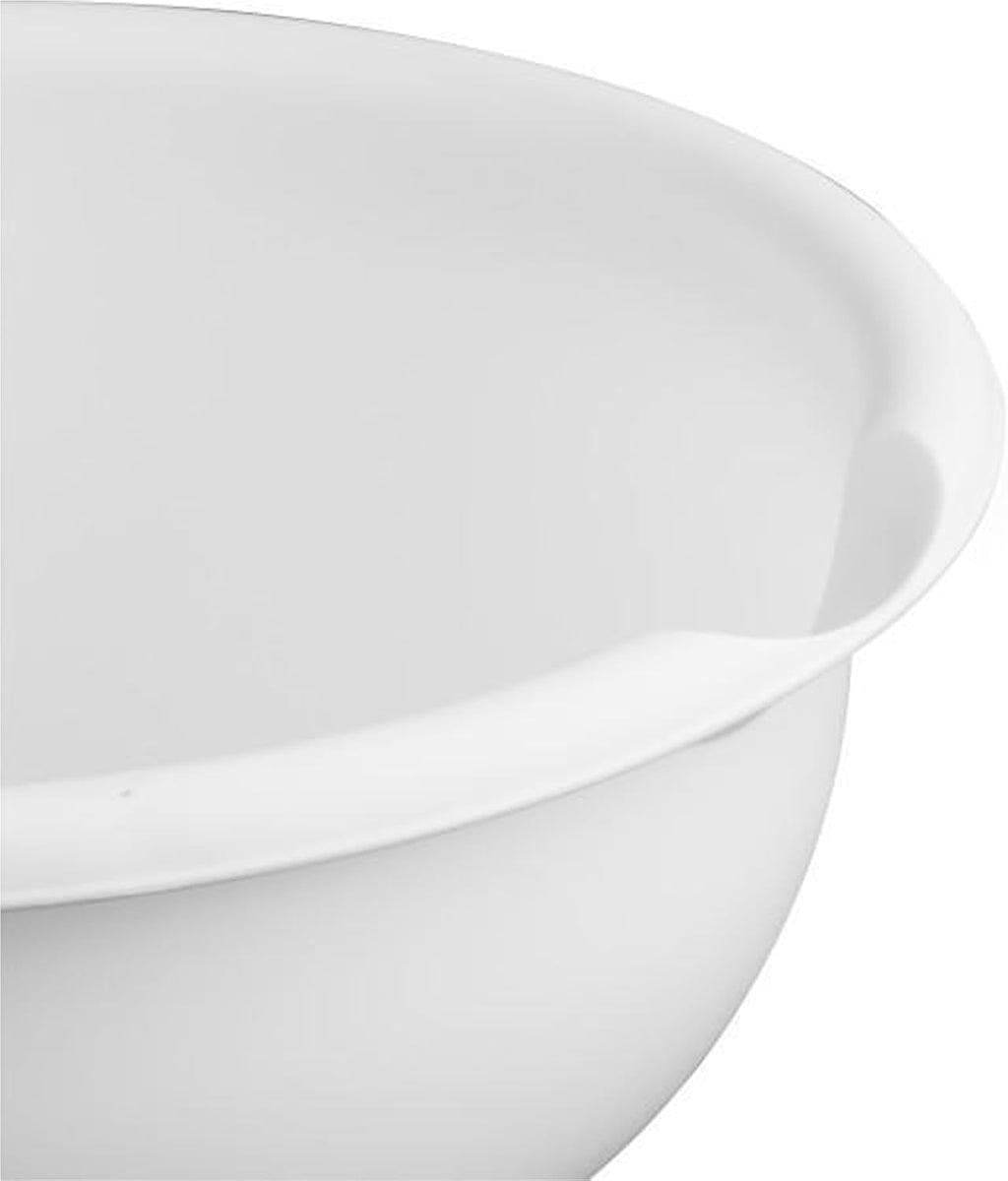 Sterilite Covered Bowl Set, Plastic Nesting Kitchen Mixing Bowls with Pour Spout, Meal Prep Food Storage Containers with Lids, Washed Blue (Set of 12)