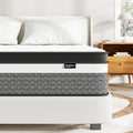 King Size Mattress, 14 Inch Hybrid King Mattress in A Box, Memory Foam & Individually Pocket Spring for Pain Relief, Medium Firm Mattresses