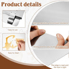 Ferraycle 2 Pack 20-1/2" W x 9" H 304 Stainless Steel Fryer Splash Guard for Stove & Kitchen, Oil Splatter Screen Protection, Heavy Duty Grease Barrier for Frying, Grilling, Easy Clean, Universal Fit