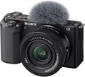 Sony Alpha ZV-E10 - APS-C Interchangeable Lens Mirrorless Vlog Camera Kit - Black  ZVE10KB