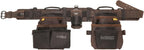 DEWALT Leather Tool Belt Organizer with 18 Pockets, Heavy Duty Construction (DWST550113)
