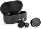 Denon PerL Pro True Wireless Earbuds - Adaptive Active Headphones Wireless Noise Canceling  Masimo Adaptive Acoustic Technology  Spatial Audio  32Hr Battery Life  Wirefree Charging  Black