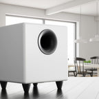 Audioengine S8 Powered Subwoofer - 8 Inch Subwoofer  250W Down Firing Speakers for PC  Home Theaters  Movie Lovers & Studios  Wireless Ready with Sleep Mode
