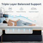 14 Inch Firm King Mattress, King Memory Foam Mattress in a Box with Cooling Tencel Cover, Firm King Size Bed for Back Pain Relief and Cool Sleep, CertiPUR-US Certified, Foam Made in USA