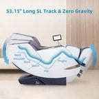 MassaMAX 2026 4D Massage Chair, Full Body Recliner with OTA Cloud Tech, Deep Yoga Stretch, 27 Auto Modes, 55" SL Track, APP & AI Voice Control, Auto Footrest, Zero Gravity, and Heating for Relaxation
