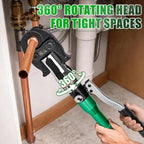 Copper Tube Fitting Crimping Tool Copper Pipe Crimper Press with 1/2" 3/4" and 1" Jaw for ProPress Copper Fitting