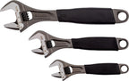 Bacho Alloy Steel Metric Adjustable Wrench Set (Pack of 3)