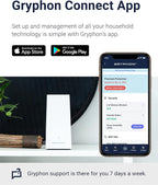 Gryphon AX – Ultra-Fast Mesh WiFi 6 Parental Control Router – Advanced Content Filters and Next-Gen Firewall - 4.3 Gbps Across 3 000 sq. ft. per Router for Multi-Device Households