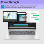 HP 17.3 inch Laptop  FHD Display  Intel Core i5-1334U  16 GB RAM  512 GB SSD  Intel Iris Xe Graphics  Windows 11 Home  Natural Silver  17-cn3399nr