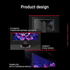 ASUS ROG Strix 26.5” 1440P QD-OLED Gaming Monitor (XG27ACDNG) -QHD (2560x1440)  360Hz  0.03ms  Custom Heatsink  OLED Care+  G-SYNC Compatible  99% DCI-P3  DisplayWidget  AI Gaming  3yr Warranty