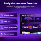 Roku Smart TV – 55-Inch Plus Series  Mini-LED TV – RokuTV with Enhanced Voice Remote – Flat Screen 4K QLED Television with Dolby Vision & Wi-Fi for Streaming Live Local News  Sports