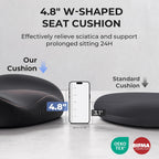 Ergonomic Office Chair with Headrest, Lumbar Support, Flip-Up Armrests, Thick Memory Foam Seat - 350lbs Capacity, Adjustable Height for Big & Tall, Perfect for Home Office Studios