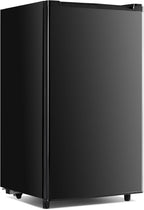 NEWBULIG Mini Fridge with Freezer 3.2 Cu.Ft Small Refrigerator for Office, Dorm, Small Fridge with Adjustable Thermostat, Energy Saving, Singel Door, Black