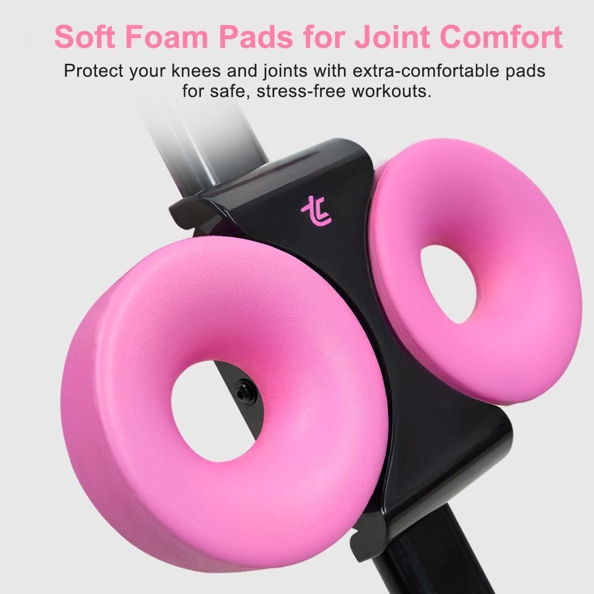 TOUSAINS Core & Abdominal Trainers AB Workout Machine, Adjustable Home Gym Exercise Machine for Waist, Arms, Butt & Full Body Toning, Ab Cruncher Fitness Equipment with Padded Seat