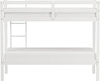 Hillsdale Kids and Teens Caspian Twin Bunk Bed, Twin/Twin, White