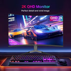 KTC 32 Inch 240Hz Curved Gaming Monitor  2K 1440P Computer PC Monitor with 1000R 1ms Frameless  Adaptive Sync 122% sRGB  HDMI  DisplayPort  Tilt Adjustable  H32S25E