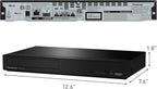 Panasonic 4K Blu Ray Player  Ultra HD Premium Video Playback and Hi-Res Audio - DP-UB154P-K DVD Player (Black)