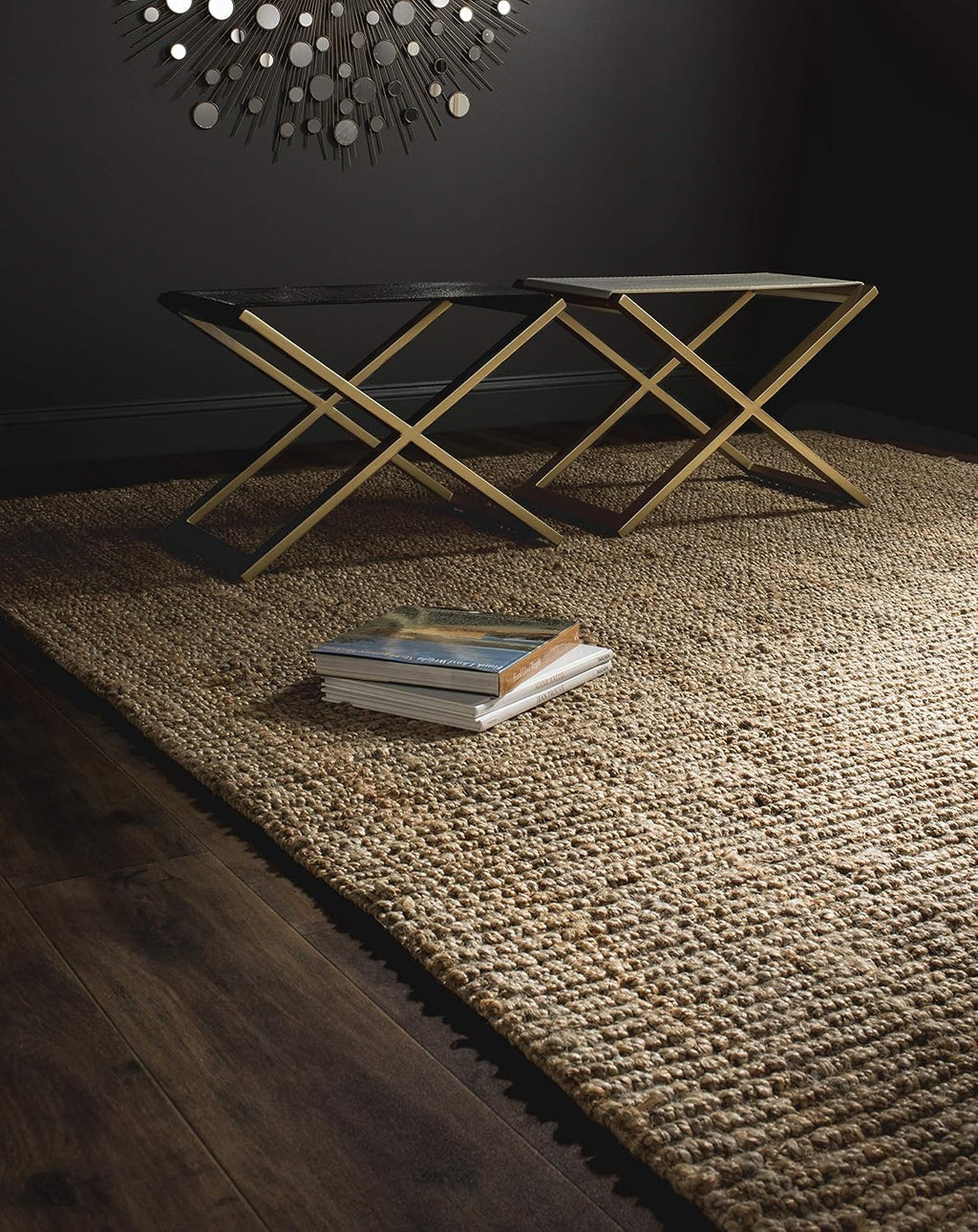 SAFAVIEH Area Rug 9x12 - Natural Fiber Collection - Large - Natural Brown, Handmade Jute, Farmhouse Style, Chunky Textured Thick Pile (NF447A)