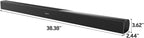 SYLVOX Outdoor Soundbar  IP65 Waterproof 60 Watts Soundbar with HDMI  Optical  AUX  USB and Bluetooth Connection  38 Inch Mountable