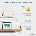 THREAD SPREAD 100% Egyptian Cotton Sheets California King Size - 1500 Thread Count 4 PC Cal King Sheets Egyptian Cotton, Soft, Cooling Sateen Sheet, High Thread Count Sheet California King - White