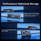GEEKOM GT1 Mega AI Mini PC  with Intel 14th Gen Core Ultra 9 185H | 32GB DDR5 1TB NVMe SSD | Intel Arc Graphics | Dual 2.5G LAN & WiFi 7 | 8K Quad Display | Windows 11 Pro | 3-Year Warranty | SD Solt