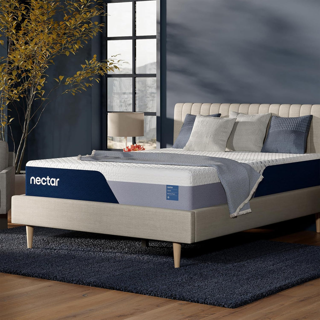 Nectar Classic 12” Cal King Mattress - Medium Firm - Contouring Memory Foam - Cooling Top Layer - Back Pain Relief - Mattress in a Box - 365-Night Trial & Forever Warranty