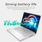 HP Ultrabook Laptop with Office 365 & Copilot AI • Intel 4-Core CPU • 1.1TB Storage (1TB OneDrive and 128GB SSD) • 8GB RAM • Windows 11 w/o Mouse