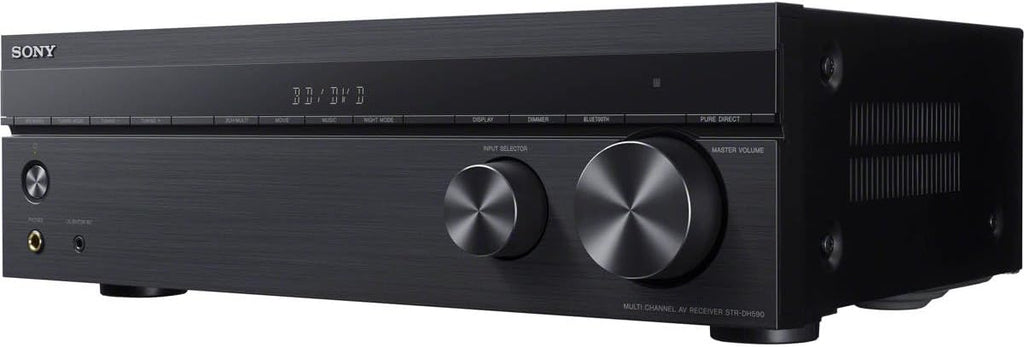 Sony STRDH590 5.2 Channel Surround Sound Home Theater Receiver: 4K HDR AV Receiver with Bluetooth Black