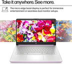 HP Stream 14 Student Business Laptop  Microsoft Office 365  Copilot AI  4GB RAM  128GB UFS  1TB Cloud Storage  Intel N150 Processor(Quad-core)  Honey Lavender  Windows 11 Home  with 5ave Kit