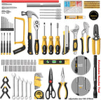 339 Piece Tool Set,Tool Kit for Home and Car,General Household Hand Tool Box for Men,Basic Tool Set for Home and Auto Repair for Homeowner, DIY, Handyman