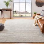 SAFAVIEH Area Rug 8x10 - Marbella Collection - Large - Beige, Handmade Wool, Ideal for Living Room, Bedroom, Office, Dining Space (MRB158B)