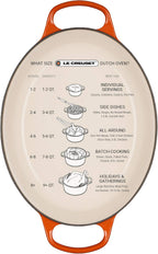 Le Creuset Enameled Cast Iron Signature Oval Dutch Oven, 8 qt., White