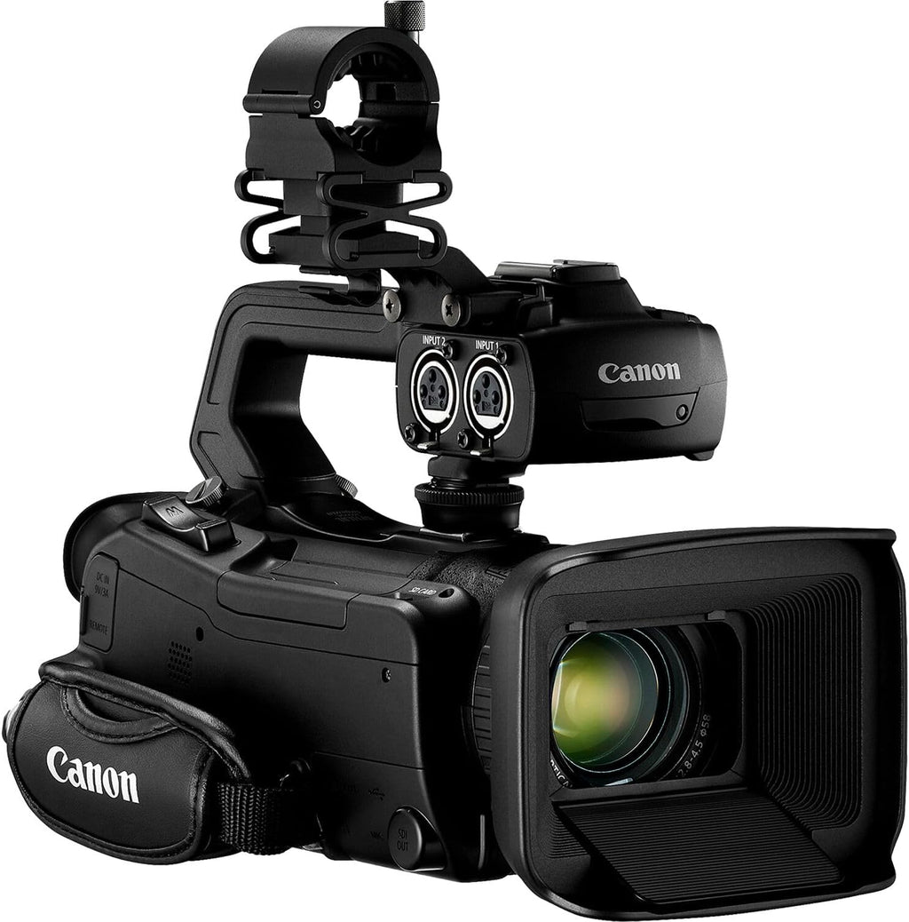 Canon XA75 Professional UHD 4K Camcorder with 15x Optical Zoom  1" CMOS Sensor  Dual XLR Audio  SDI & HDMI Outputs  Dual-Pixel AF  USB-C Livestreaming  5-Axis is Bundle