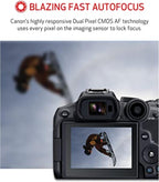 Canon EOS R7 Mirrorless Camera (Body Only)  Hybrid Camera  32.5 Megapixel (APS-C) CMOS Sensor  4K Video  for Sports  Action  Content Creators  Vlogging Camera  Black