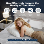 Suiforlun Queen Mattress, 15 Inch Fiberglass-Free Hybrid Charcoal Gel Memory Foam Mattress with 7 Premium Layers and Upgraded Edge Support Pocket Coils, Medium-Firm