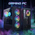 STGAubron Gaming PC Desktop Computer  Intel Core i7 up to 3.9GHz  Radeon RX 580 8G  16G RAM  512G SSD  WiFi 6  BT 5.0  RGB Fan x4  Windows 11 Home