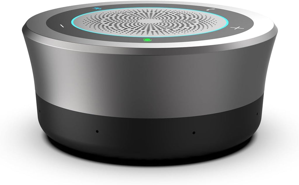 Horion HM-5U Conference Speaker and Microphone with AI, Bluetooth Speakermic for Conference Calls, 8 Mics, 32kHz, 26ft Voice Pickup, 8 Speakerphones Daisy-Chained, Works with Zoom/Microsoft/Teams