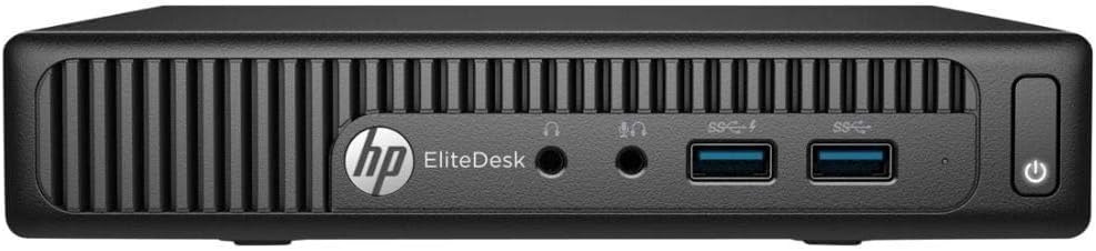 HP EliteDesk 705 G3 Mini Desktop Computer | AMD A12-9800E(3.1GHz-3.8GHz) | 8GB RAM | 256GB SSD | Keyboard & Mouse | USB WiFi | USB BT | Windows 11 Pro (Renewed)
