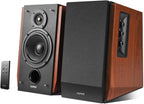 Edifier R1700BT Bluetooth Bookshelf Speaker - Active Near-Field Studio Monitors - Powered Speakers 2 Setup Wooden Enclosure - 66w RMS