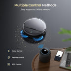 Robot Vacuum and Mop Combo, 2 in 1 Robotic Vacuums Cleaner with WiFi/App, Robot Vacuum with Water Tank, Strong Suction, Schedule, Self-Charging, Quiet, for Hard Floor, Pet Hair, Low Pile Carpet