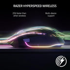 Razer Basilisk V3 Pro Customizable Wireless Gaming Mouse: Fast Optical Switches Gen-3 - HyperScroll Tilt Wheel - Chroma RGB - 11 Programmable Buttons - Focus Pro 30K Optical Sensor - White
