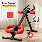 NEWBULIG Ab Machine, Abs Workout Equipment for Home Gym, Adjustable Ab Trainer Machine for Stomach Workout, Foldable Abdominal Trainer
