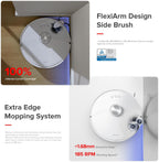 roborock S8 MaxV Ultra with Refill & Drainage System Robot Vacuum and Mop, Check Installation Space First, FlexiArm Design, Auto Mop Wash&Dry 10000Pa Suction, Obstacle Avoidance, 20mm Auto Mop Lifting