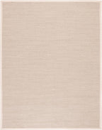 SAFAVIEH Area Rug 10x14 - Natural Fiber Collection - Large - Marble & Beige, Sisal, Woven Design with Border (NF143C)