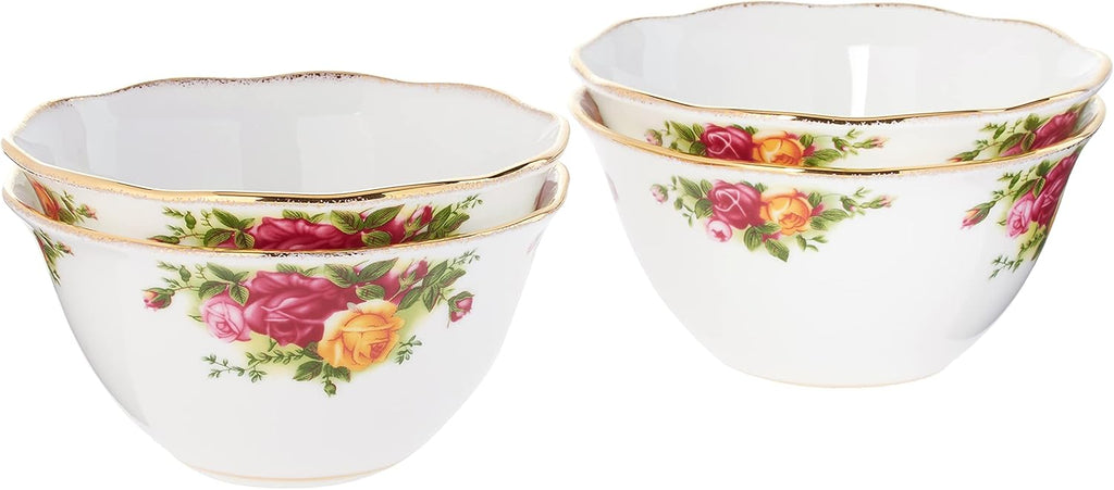 Royal Albert Old Country Roses Bowls Set of 4, 4.3"