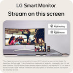 LG 34SR60QC-W 34-inch QHD (3440x1440) Curved Smart Monitor with Streaming  UltraWide Screen  webOS  HDR10  100Hz  Built-in Speaker  AirPlay2  Screen Share  Bluetooth  ThinQ App  White