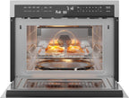 KoolMore 24 Inch Built-in Convection Oven and Microwave Combination with Broil, Soft Close Door, 1000 Watt Power, Stainless Steel Finish, Touch Control LCD Display