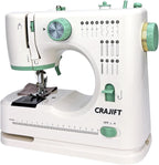 Mini Sewing Machine for Beginners, 16 Built-in Stitches, 2-Needle Adjustable Speed, Portable Electric Household Sewing Machine with Complete Accessory Kit, Ideal for DIY Sewing Projects